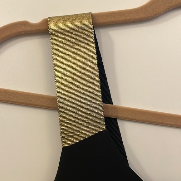 Sandro blouse with gold straps - Picture 2 of 3